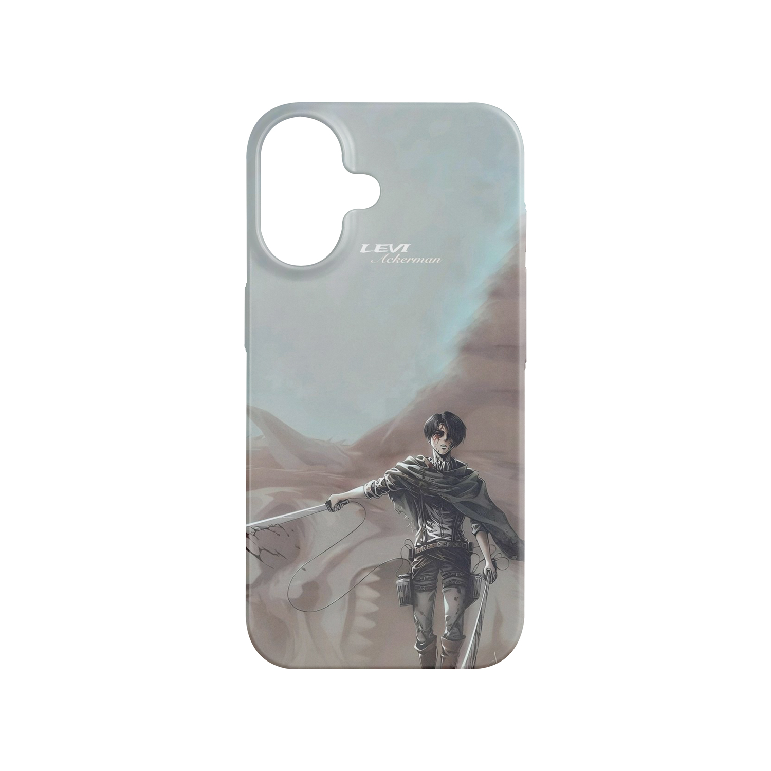 قاب مات تک لایه طرح AOT مدل آیفون 16 | خرید قاب ضد خش و ضد لک