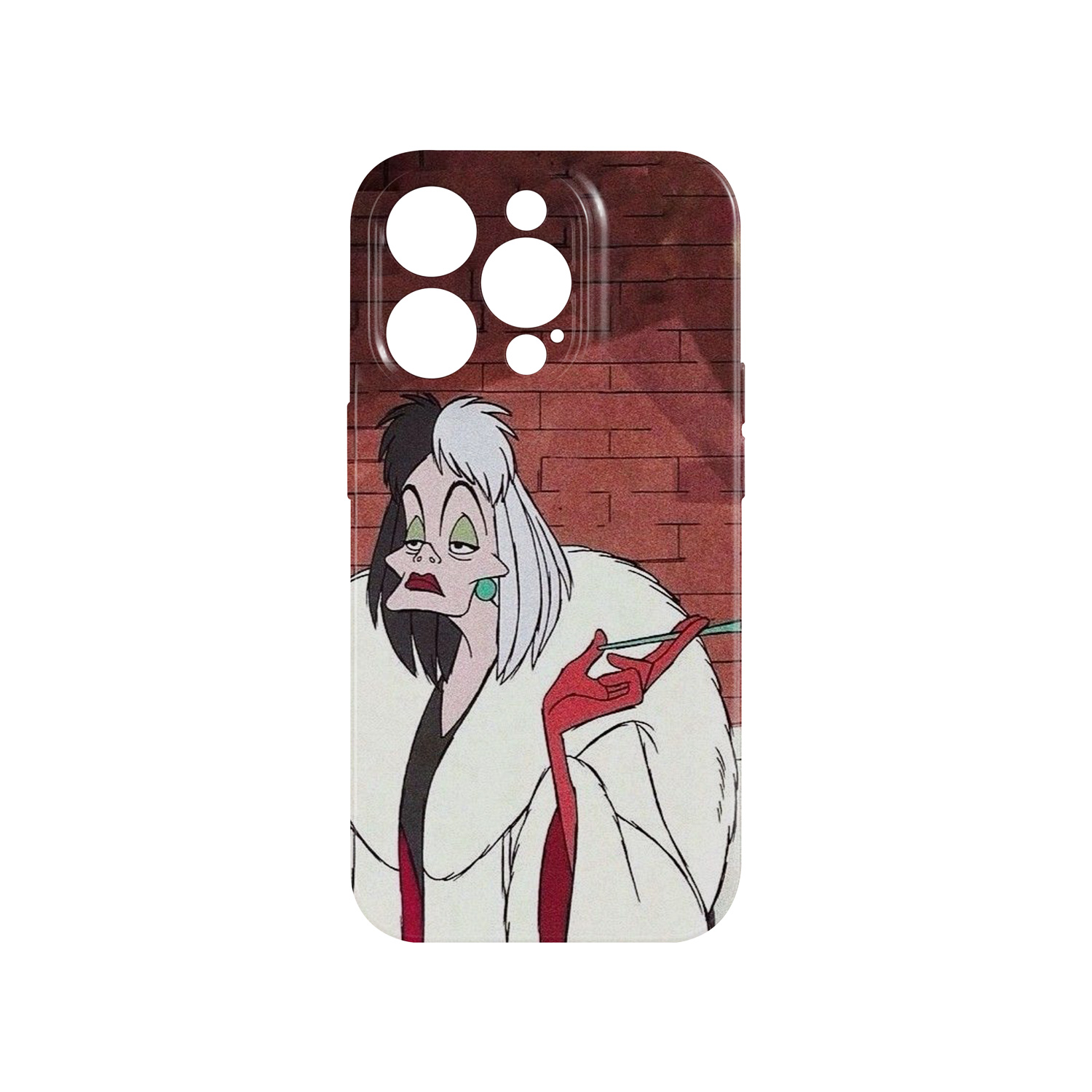 قاب نرم  تک لایه طرح صدویک سگ خالدار مدل آیفون Pro 14 | خرید قاب نرم ضد خش