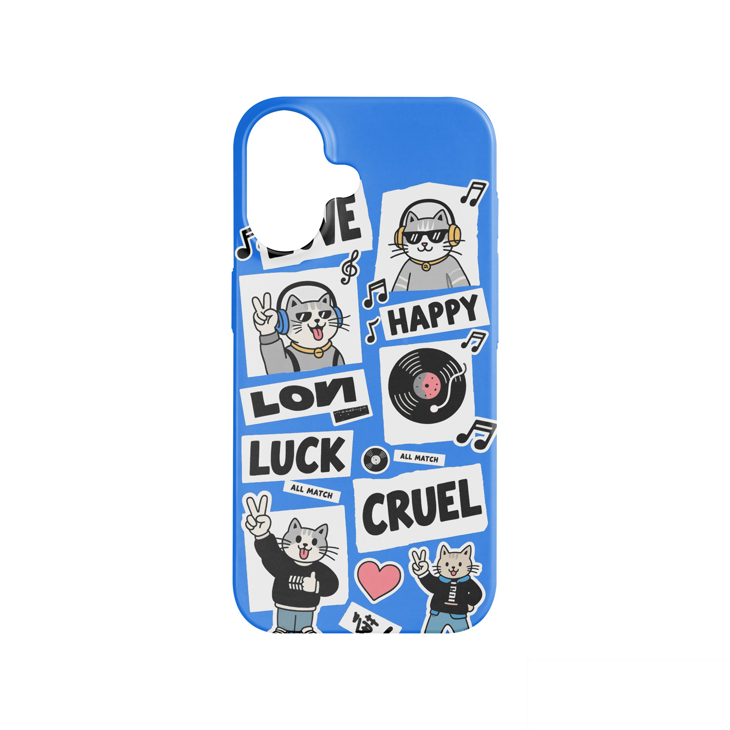 قاب مات تک لایه طرح کارتونی مدل آیفون 16 | خرید قاب ضد خش و ضد لک