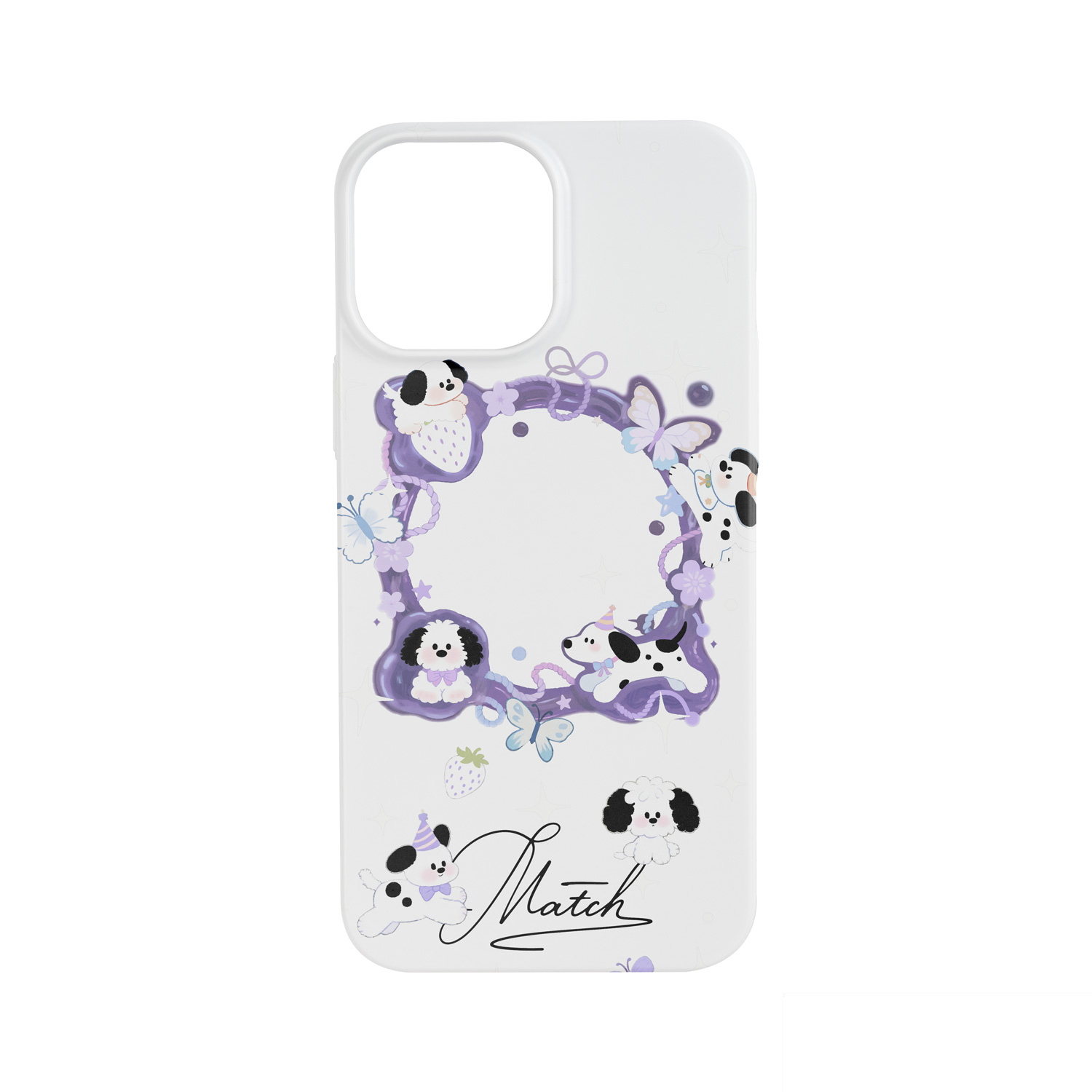 قاب مات تک لایه طرح کارتونی  مدل آیفون Pro Max 14 |  قاب ضد خش و ضد لک