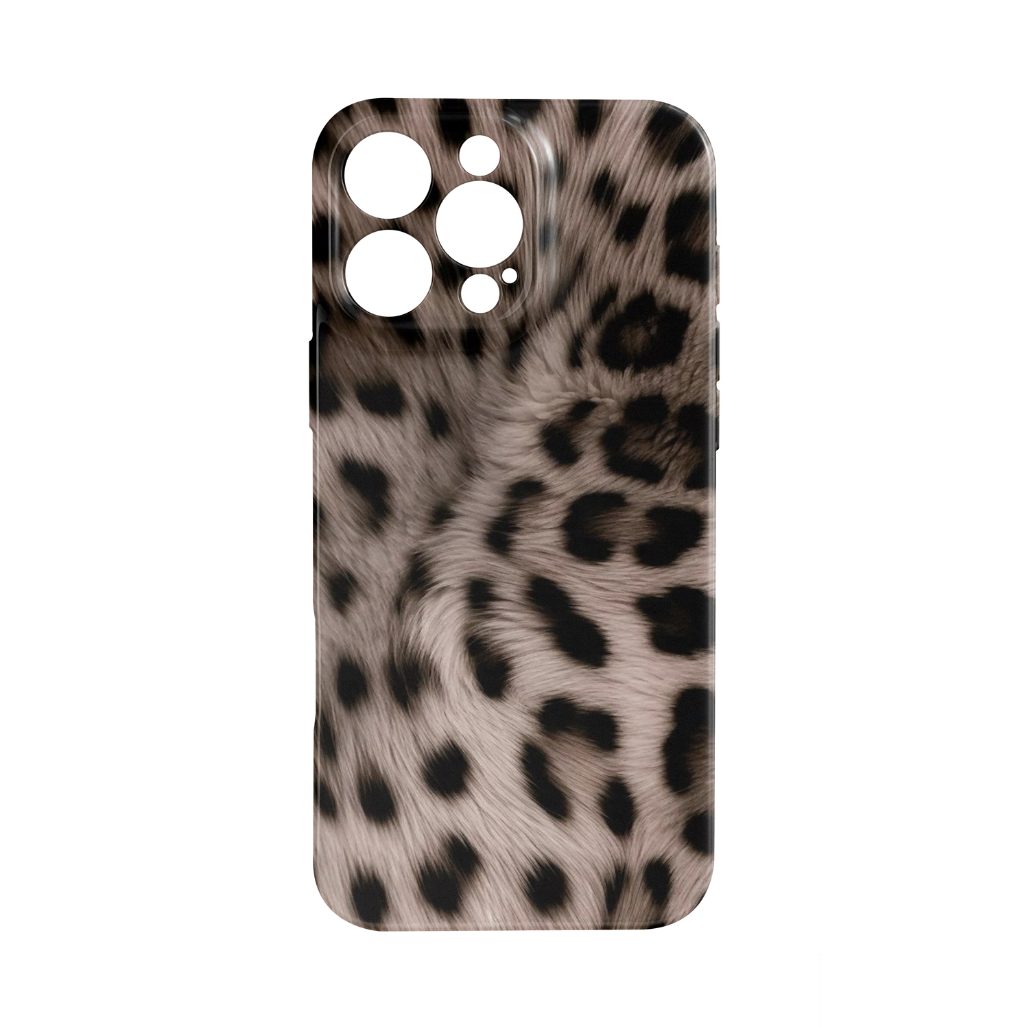 قاب نرم  تک لایه طرح پلنگی مدل آیفون Pro Max 16 |قاب نرم ضد خش