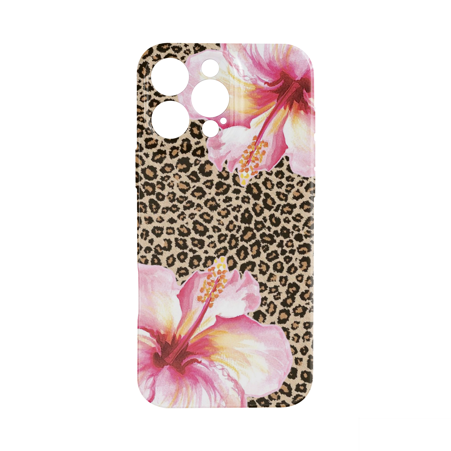 قاب نرم  تک لایه طرح پلنگی مدل آیفون Pro Max 16 |  قاب نرم ضد خش