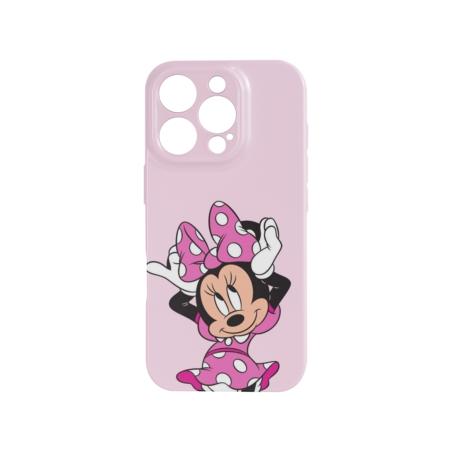 قاب نرم  تک لایه طرح میکی موس مدل آیفون Pro 16 | قاب نرم ضدخش