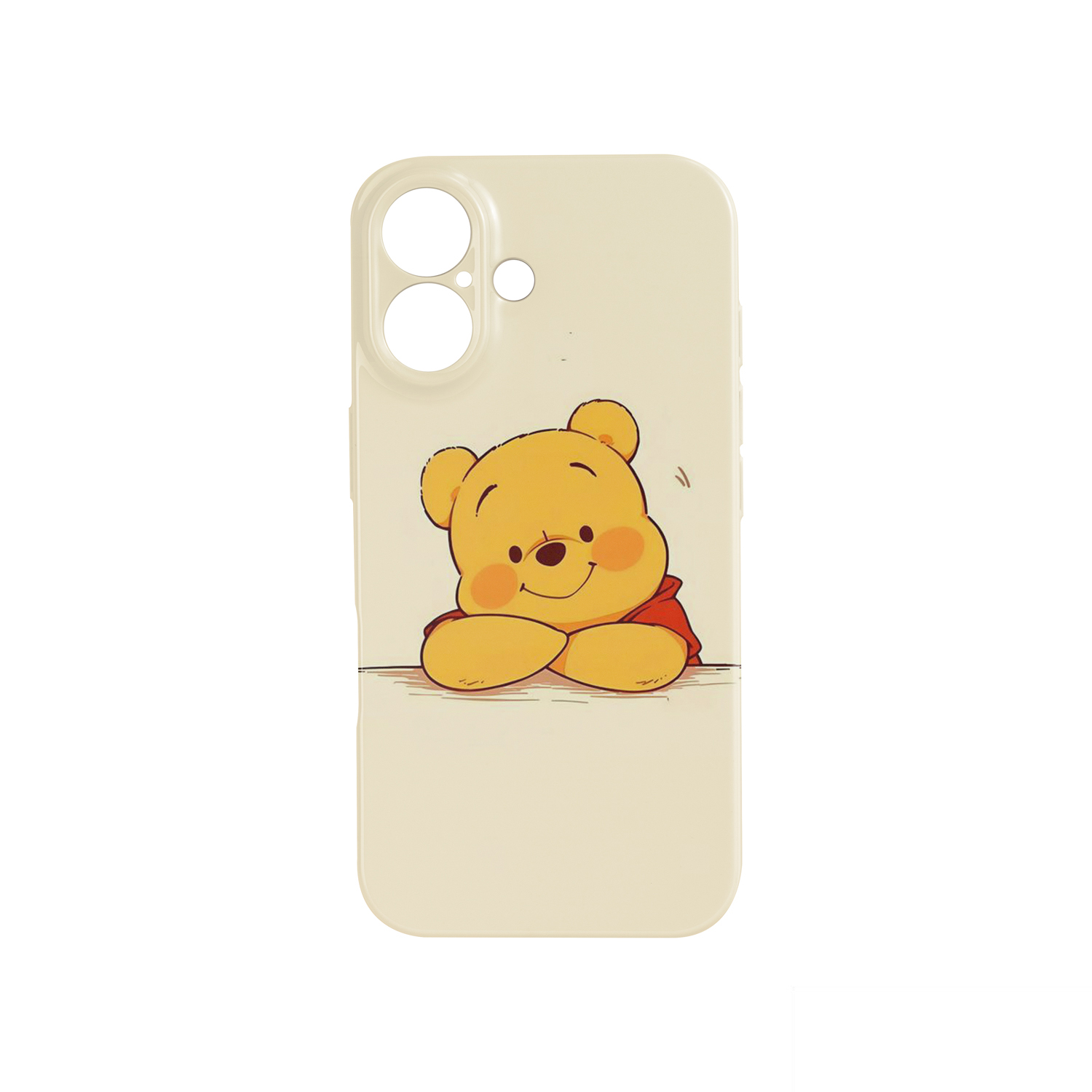 قاب نرم  تک لایه طرح کارتونی مدل آیفون 16 | قاب نرم ضدخش