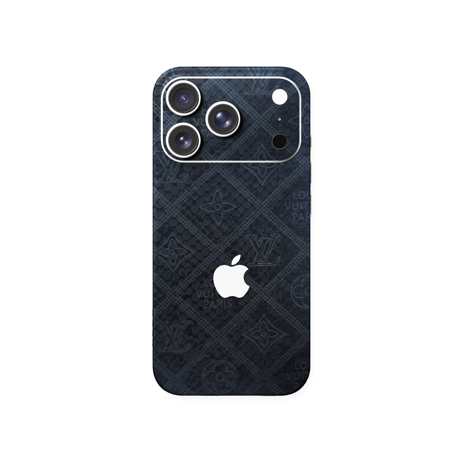بک‌ اسکین طرح لویی ویتون مشکی  مدل چرم | خرید برچسب محافظ پشت گوشی